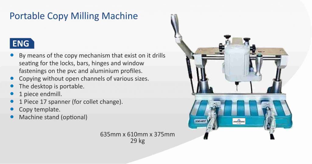 Portable Copy Milling Machine – Anar Machine
